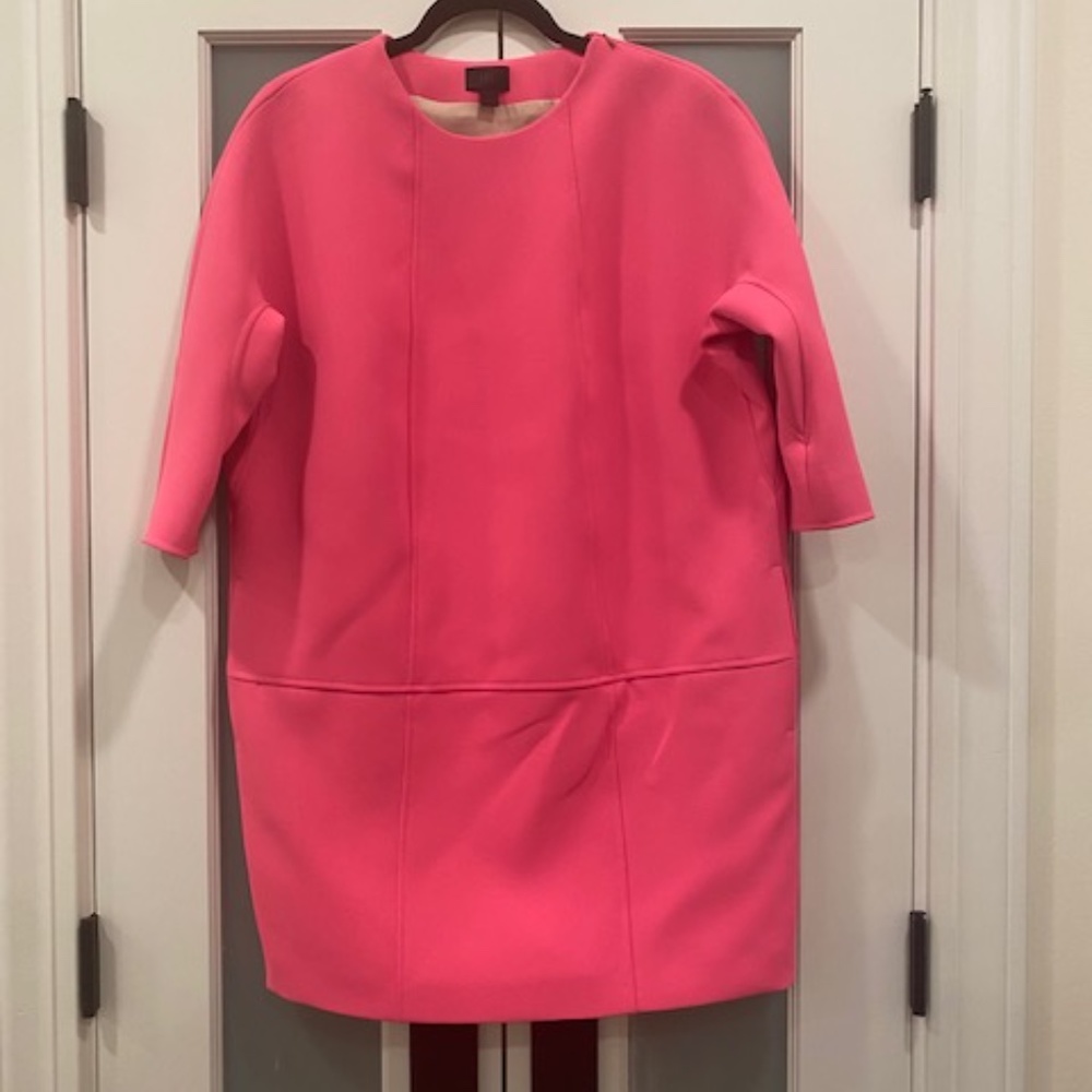 Banana Republic Monogram Hot Pink Cocoon Dress